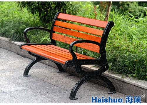 室外防腐木靠背休閑椅HS-S-03 室外防腐木靠背休閑椅HS-S-03